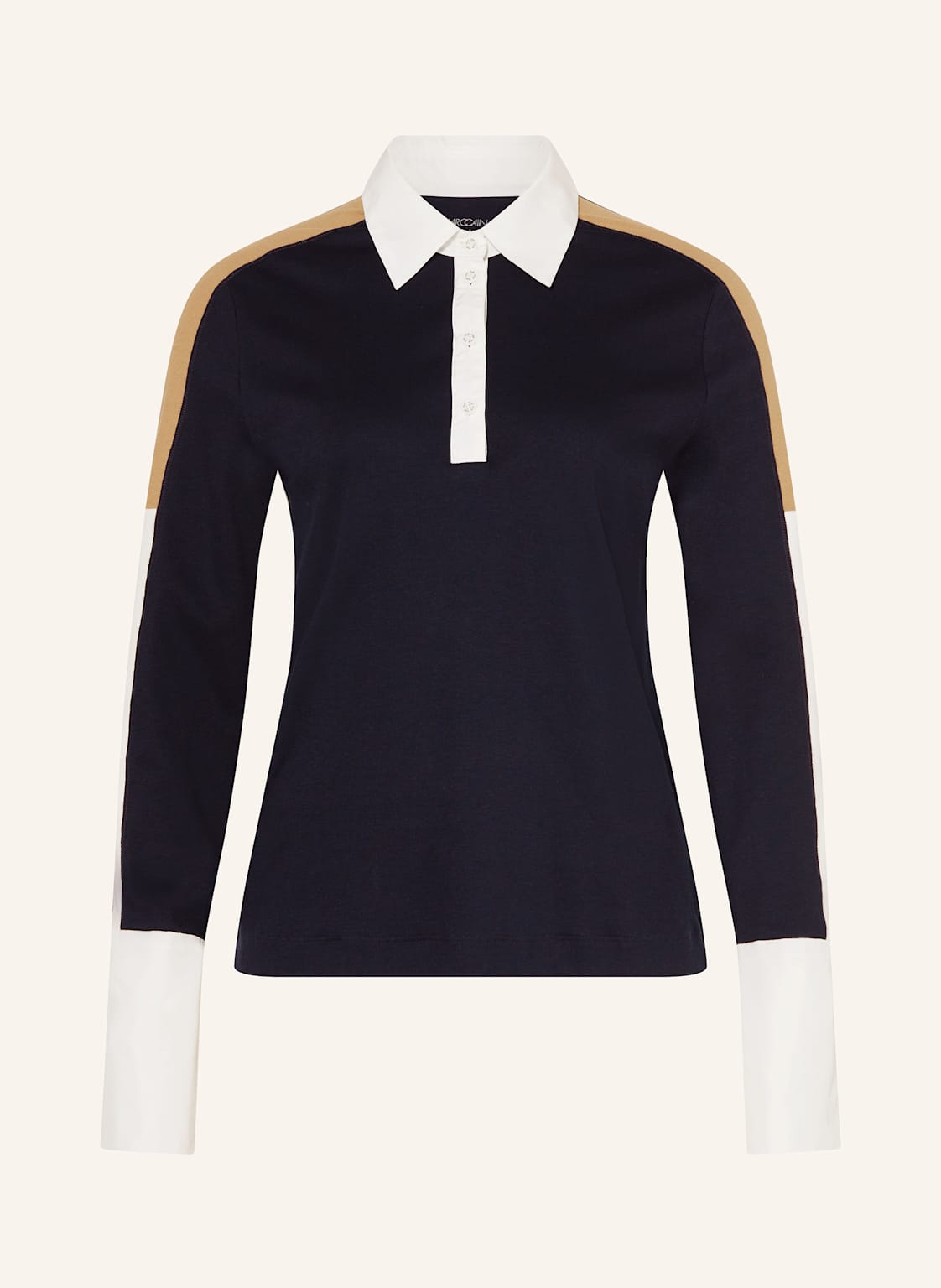 Marc Cain Jersey-Poloshirt blau Marc Cain Jersey-Poloshirt blau von Marc Cain