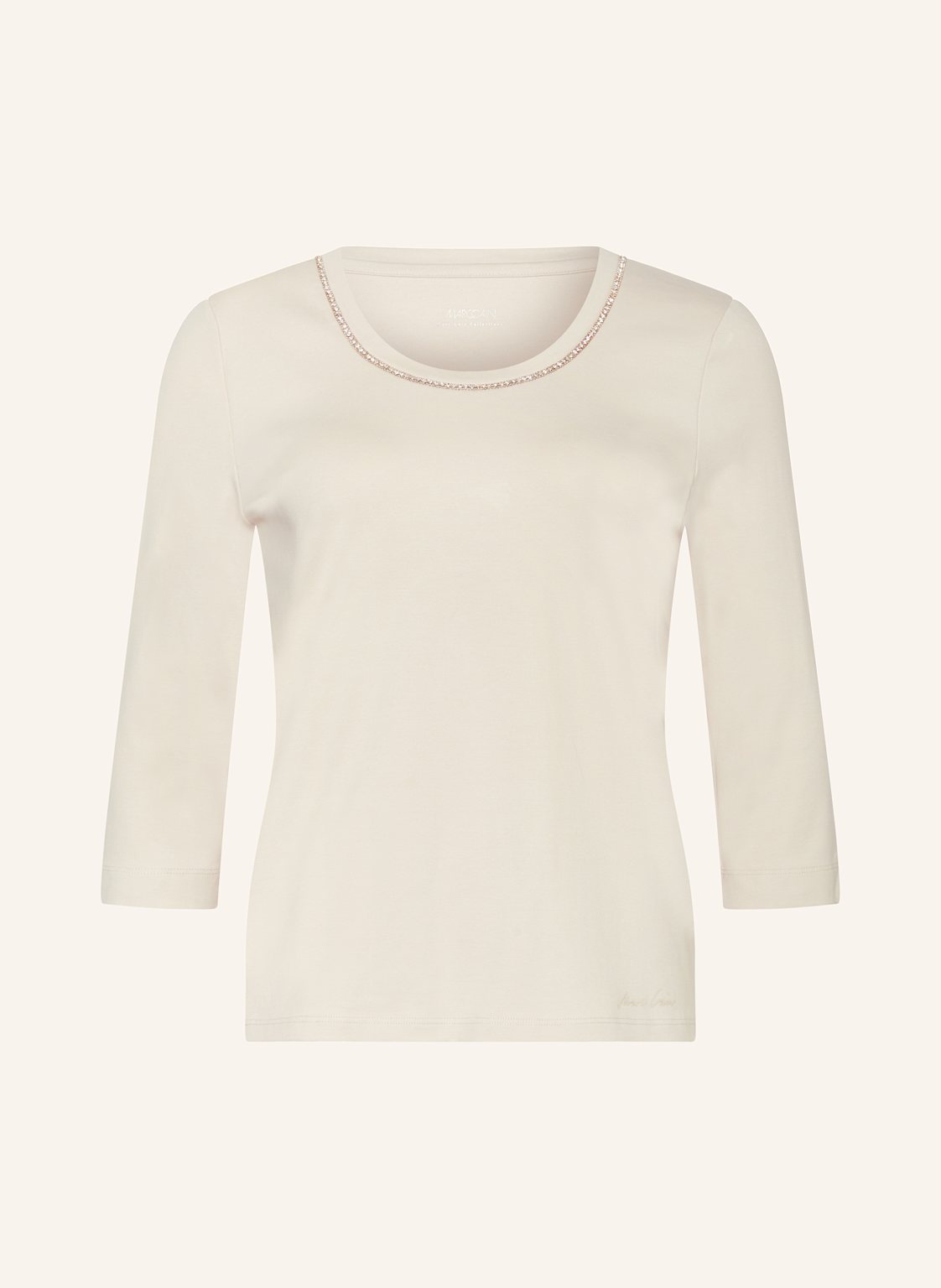 Marc Cain Jerseyshirt Mit 3/4-Arm beige Marc Cain Jerseyshirt Mit 3/4-Arm beige von Marc Cain