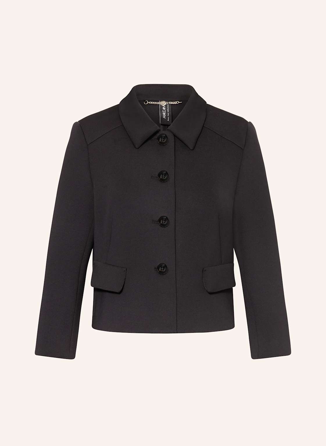 Marc Cain Kastenjacke Mit 3/4-Arm schwarz Marc Cain Kastenjacke Mit 3/4-Arm schwarz von Marc Cain