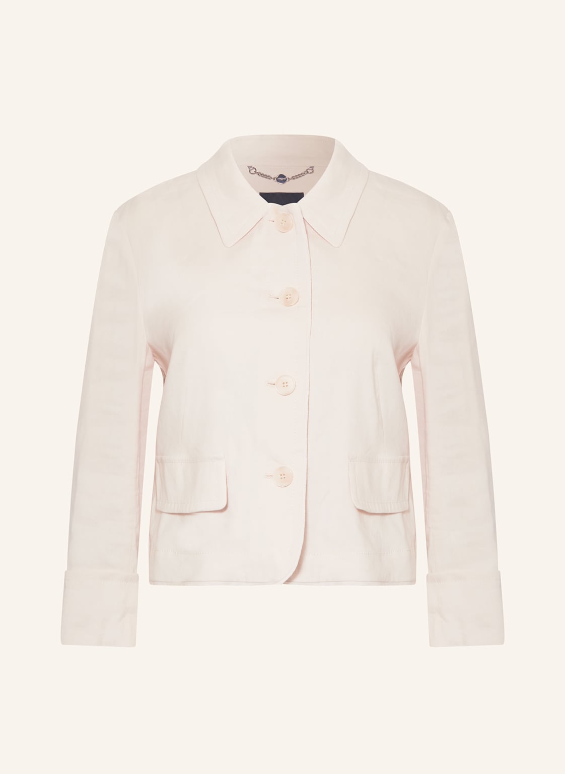 Marc Cain Kastenjacke Mit Leinen beige Marc Cain Kastenjacke Mit Leinen beige von Marc Cain