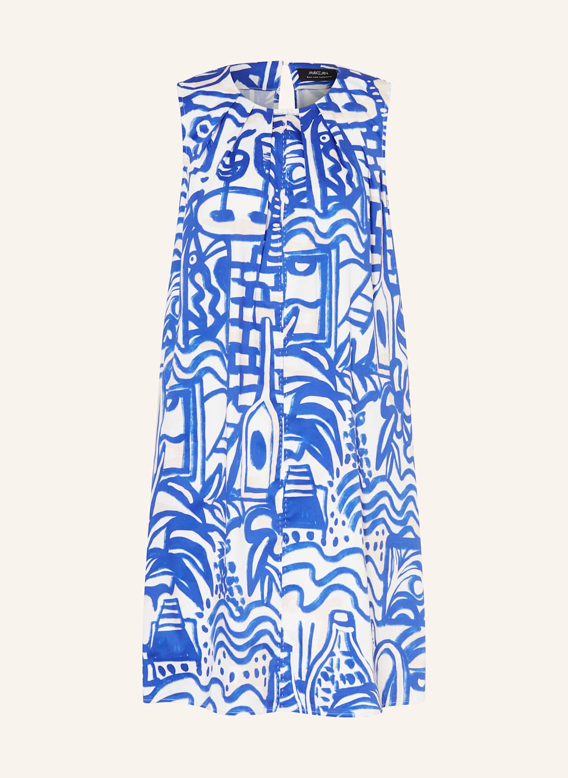 Marc Cain Kleid Mit Schmucksteinen blau Marc Cain Kleid Mit Schmucksteinen blau von Marc Cain