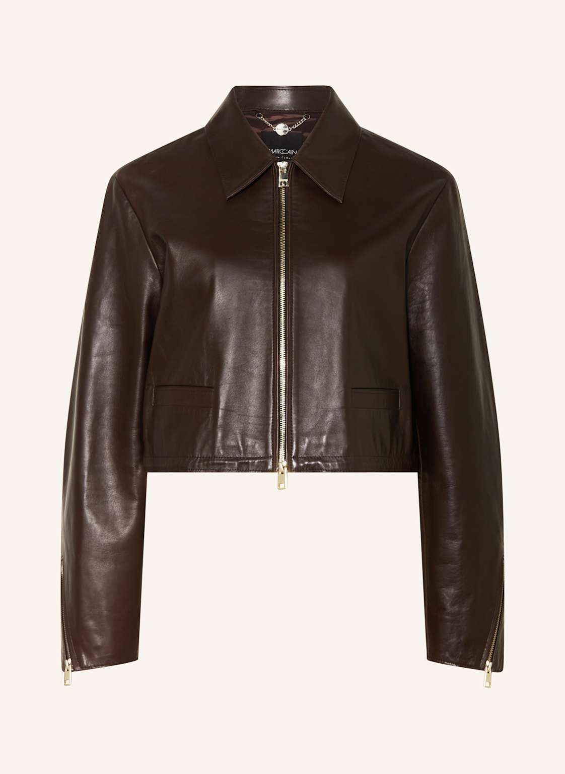 Marc Cain Lederjacke braun Marc Cain Lederjacke braun von Marc Cain