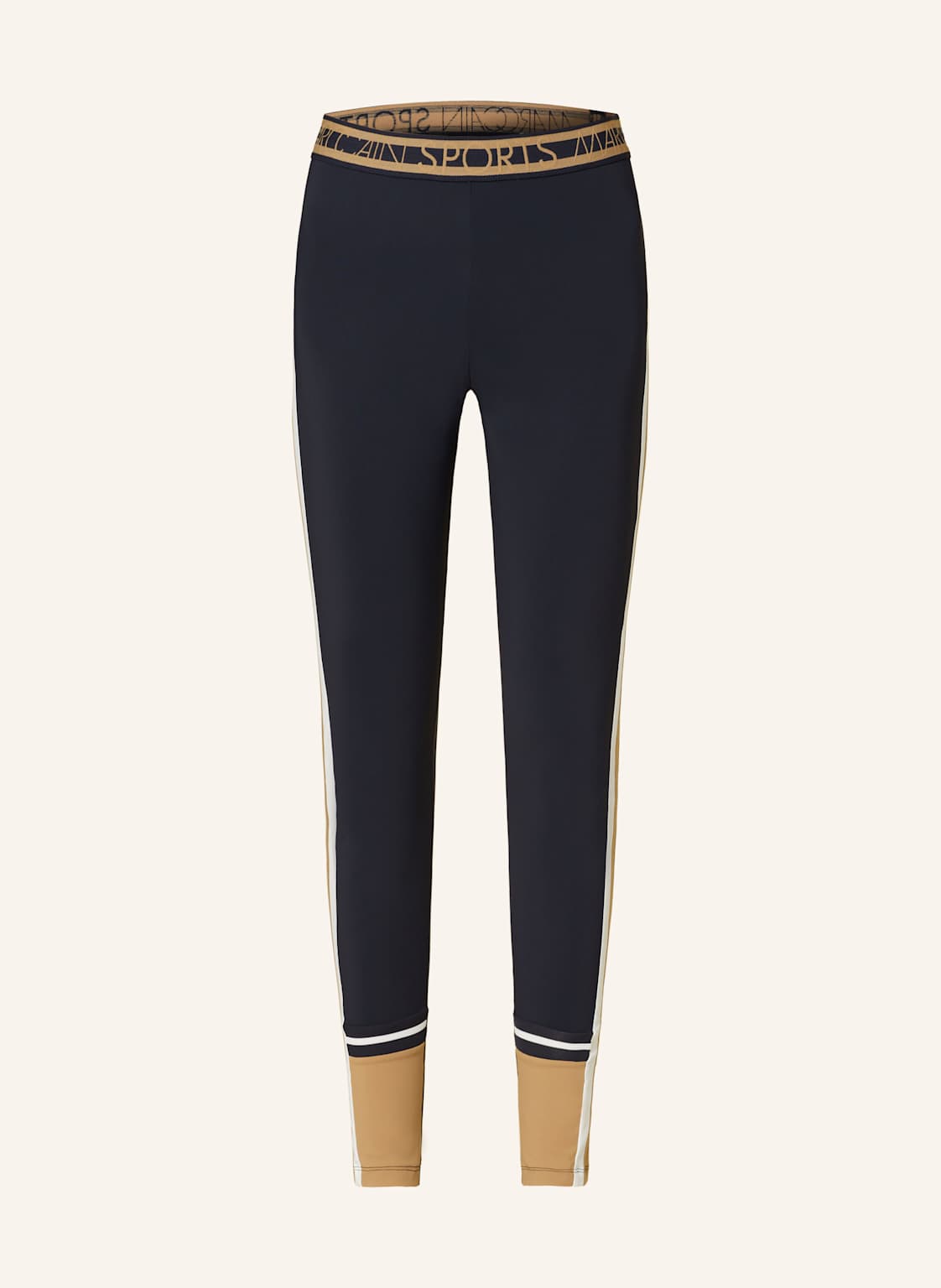 Marc Cain Leggings Santa Fe Mit Galonstreifen blau von Marc Cain