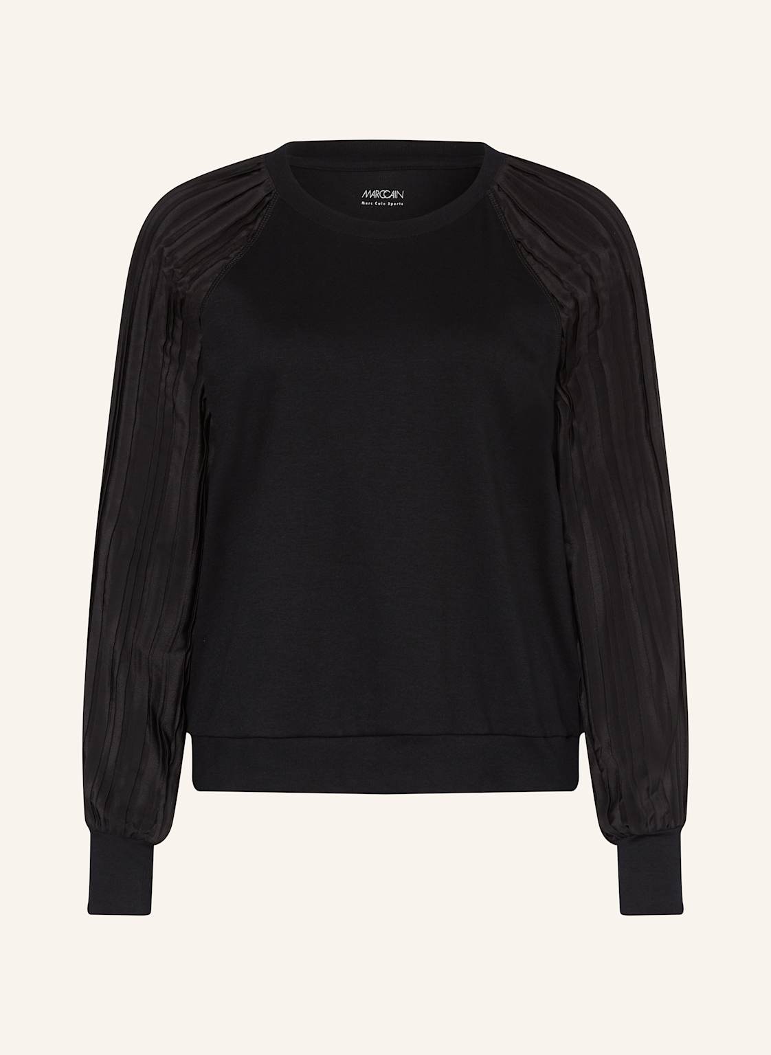 Marc Cain Longsleeve Im Materialmix schwarz von Marc Cain