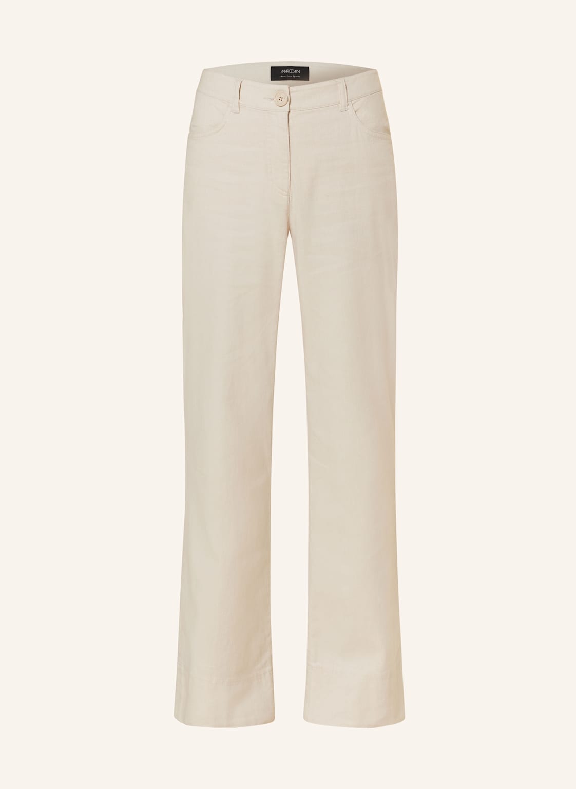 Marc Cain Marlenehose Mit Leinen beige Marc Cain Marlenehose Mit Leinen beige von Marc Cain