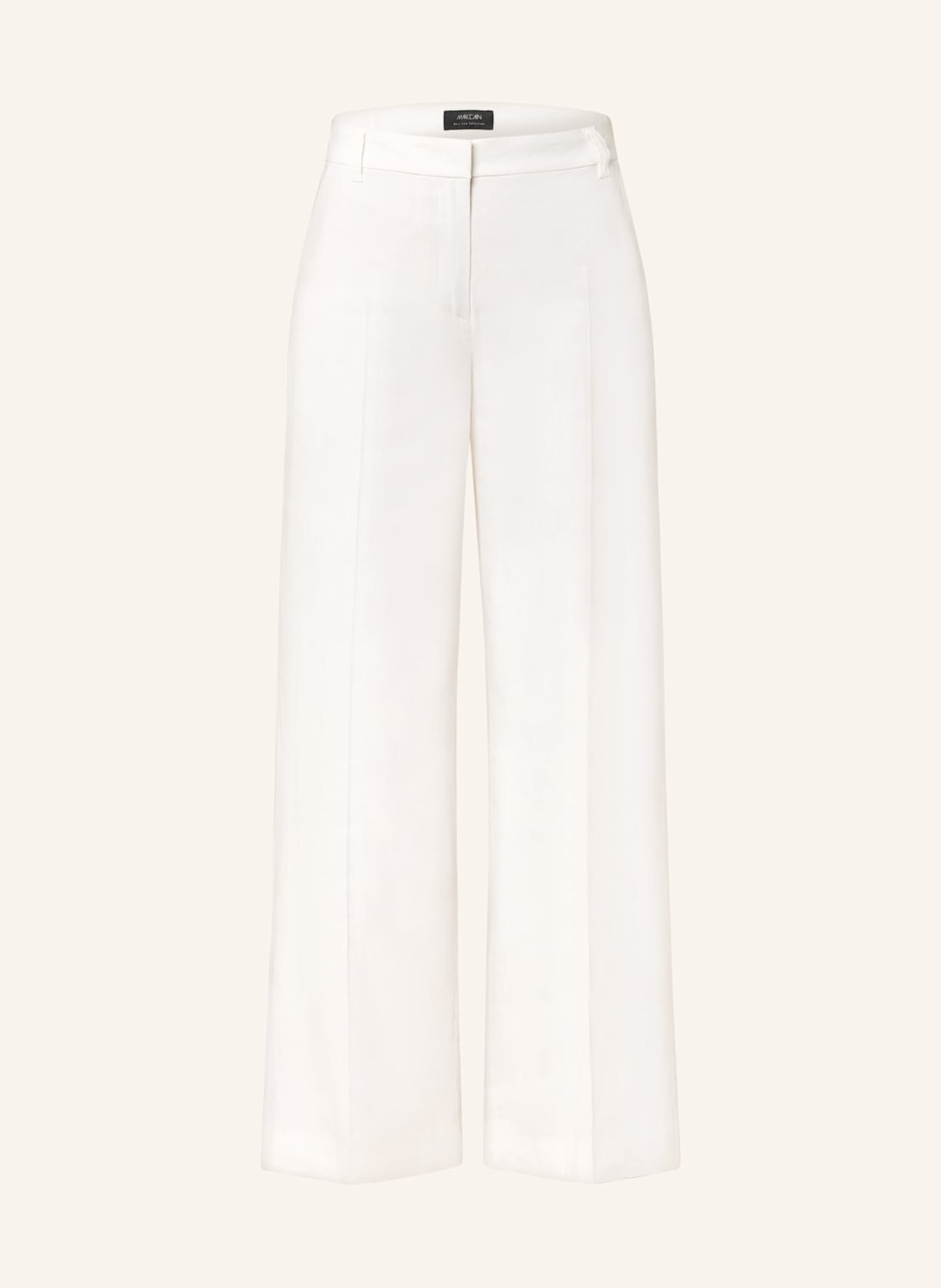 Marc Cain Marlenehose Waukee Mit Leinen weiss Marc Cain Marlenehose Waukee Mit Leinen weiss von Marc Cain