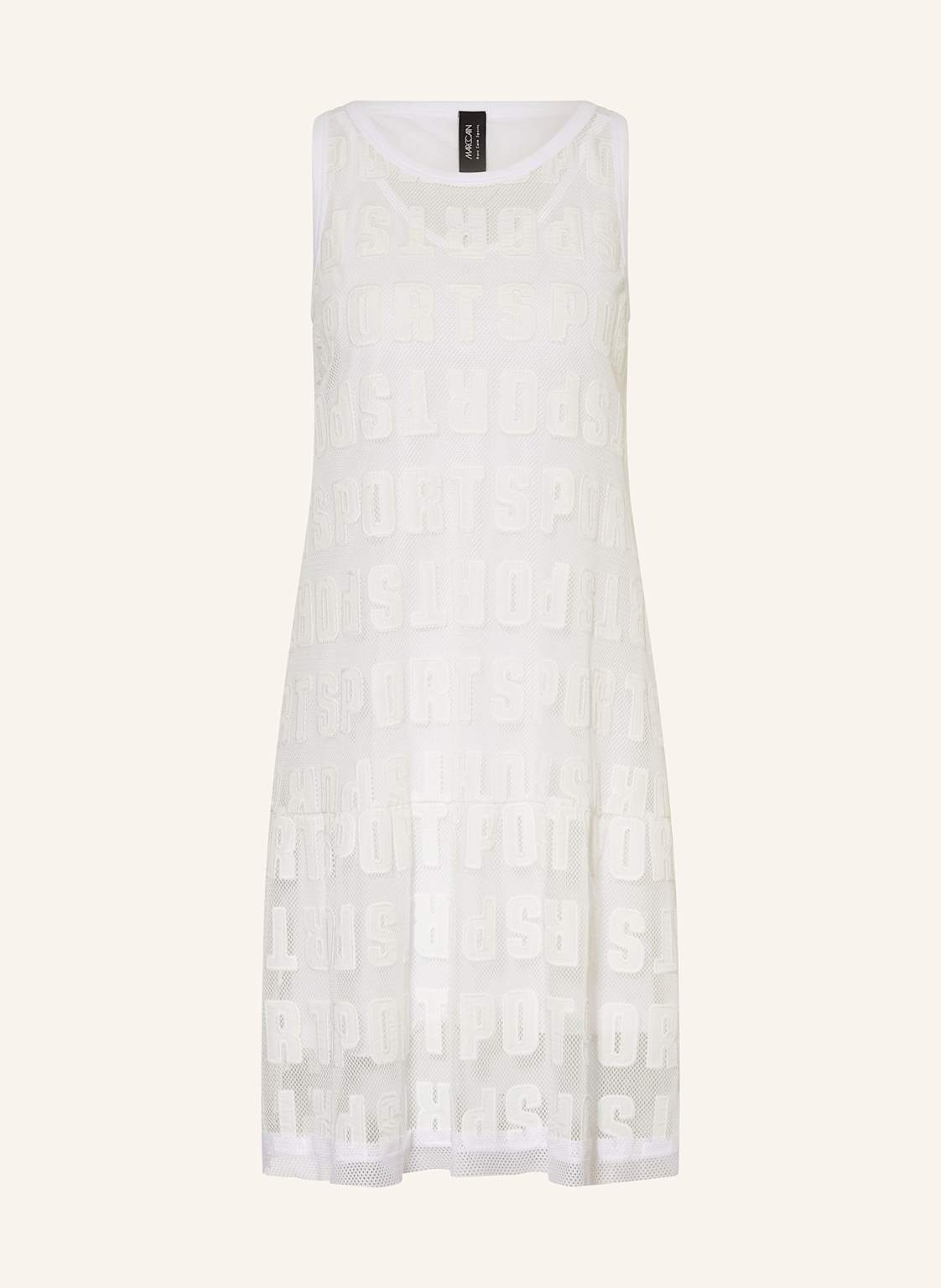 Marc Cain Mesh-Kleid weiss Marc Cain Mesh-Kleid weiss von Marc Cain