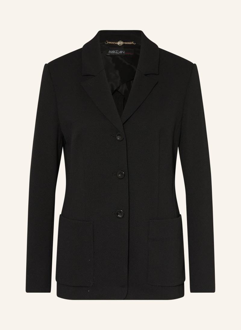 Marc Cain Piqué-Blazer schwarz von Marc Cain