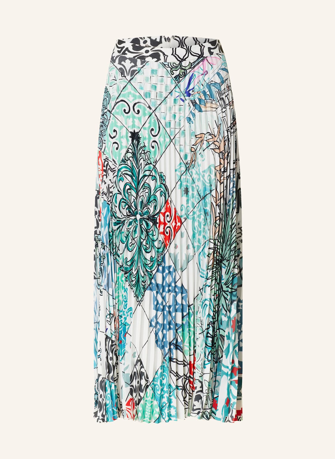 Marc Cain Plisseerock Aus Satin gruen Marc Cain Plisseerock Aus Satin gruen von Marc Cain