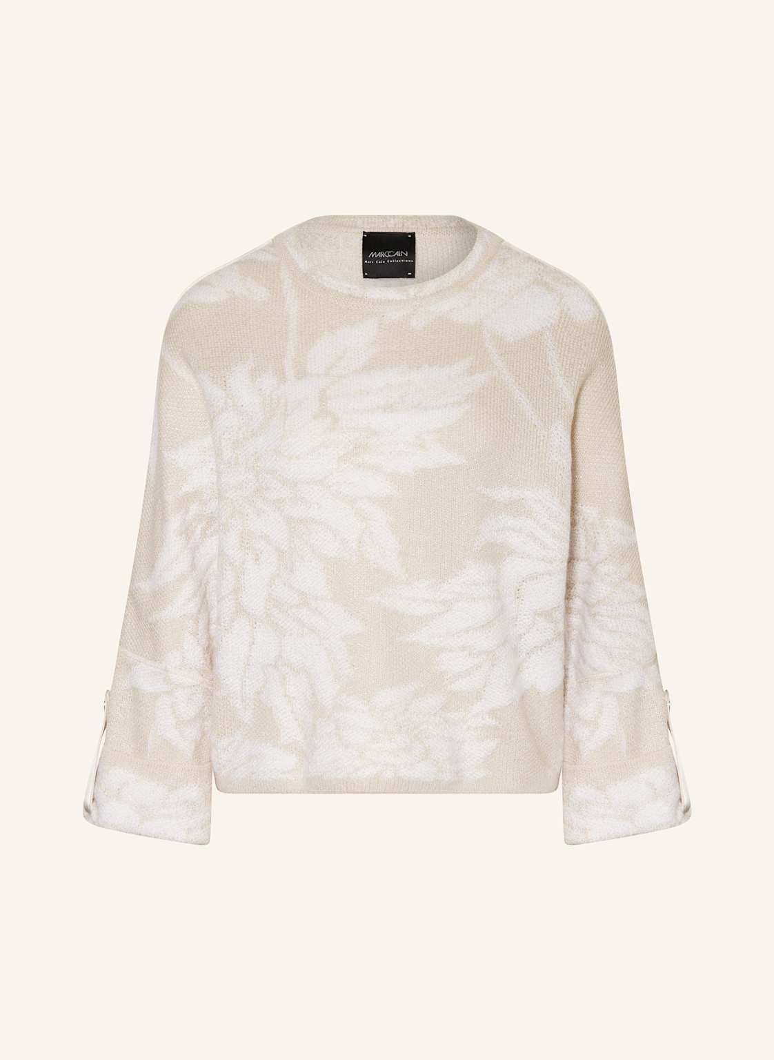 Marc Cain Pullover Mit Glitzergarn beige Marc Cain Pullover Mit Glitzergarn beige von Marc Cain