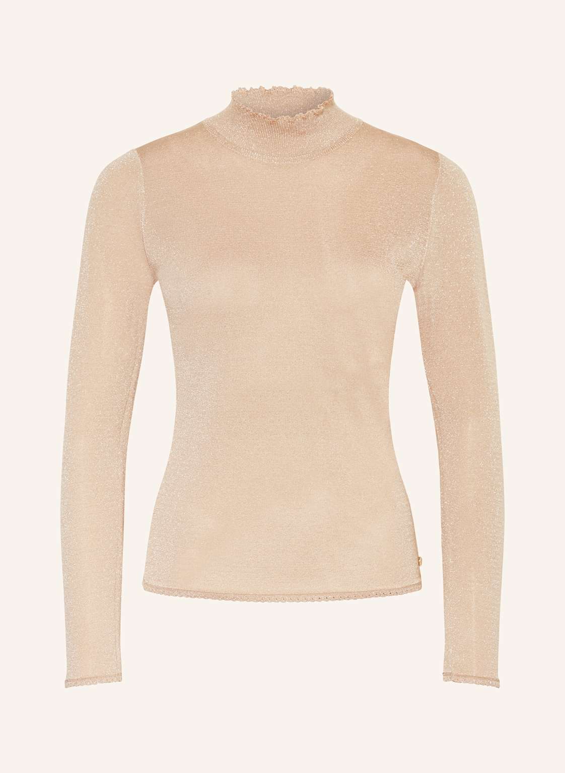 Marc Cain Pullover Mit Glitzergarn beige von Marc Cain