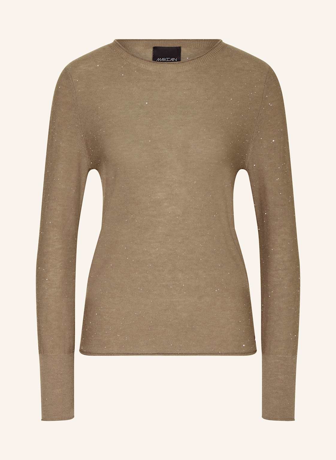 Marc Cain Pullover Mit Pailletten gruen Marc Cain Pullover Mit Pailletten gruen von Marc Cain
