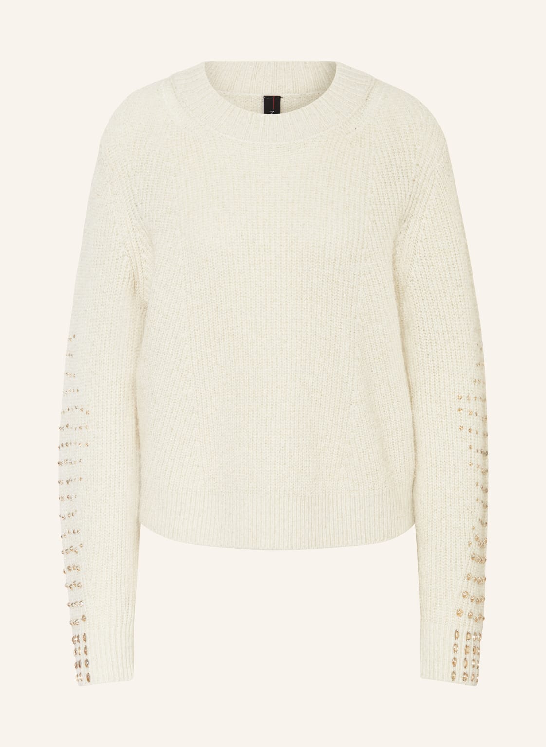 Marc Cain Pullover Mit Schmucksteinen beige von Marc Cain