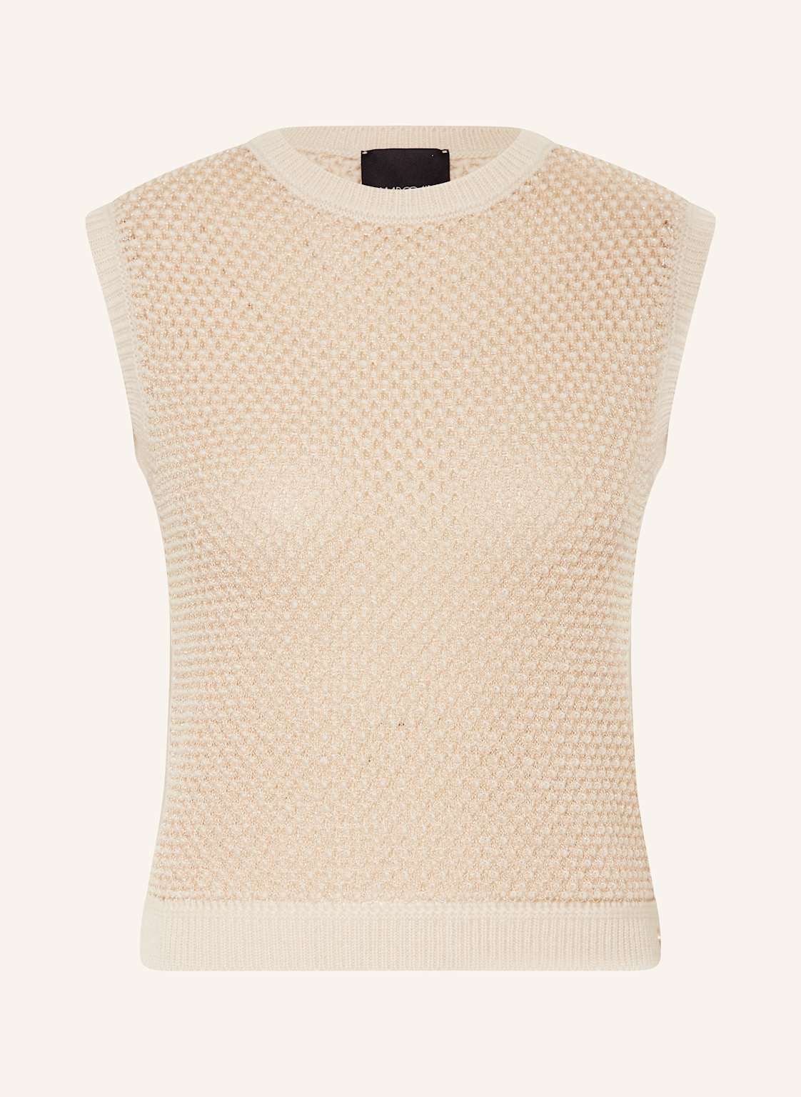 Marc Cain Pullunder Mit Glitzergarn beige Marc Cain Pullunder Mit Glitzergarn beige von Marc Cain