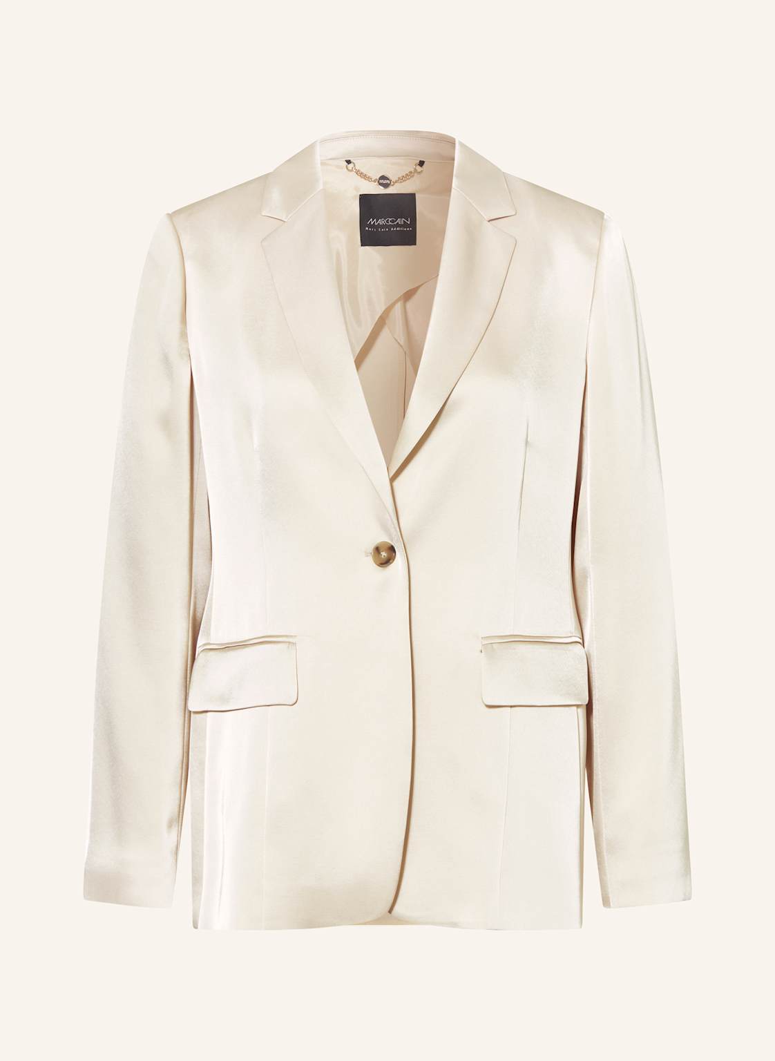 Marc Cain Satinblazer beige Marc Cain Satinblazer beige von Marc Cain
