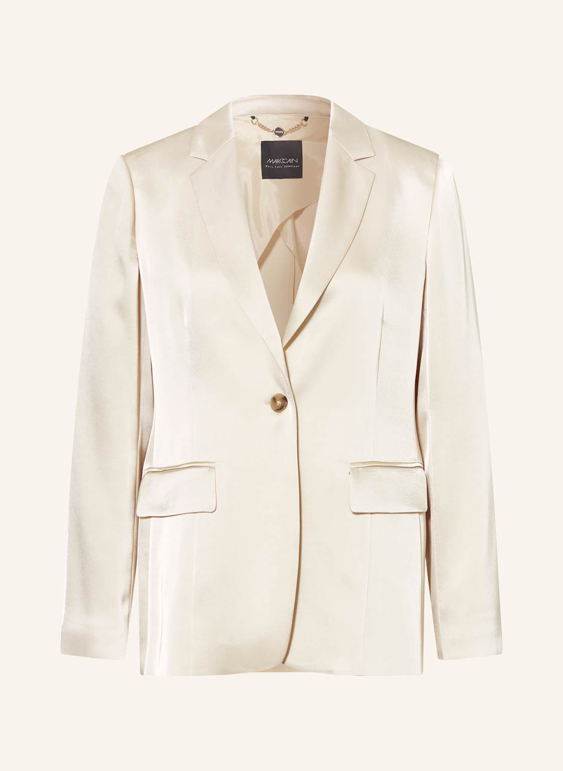 Marc Cain Satinblazer beige von Marc Cain