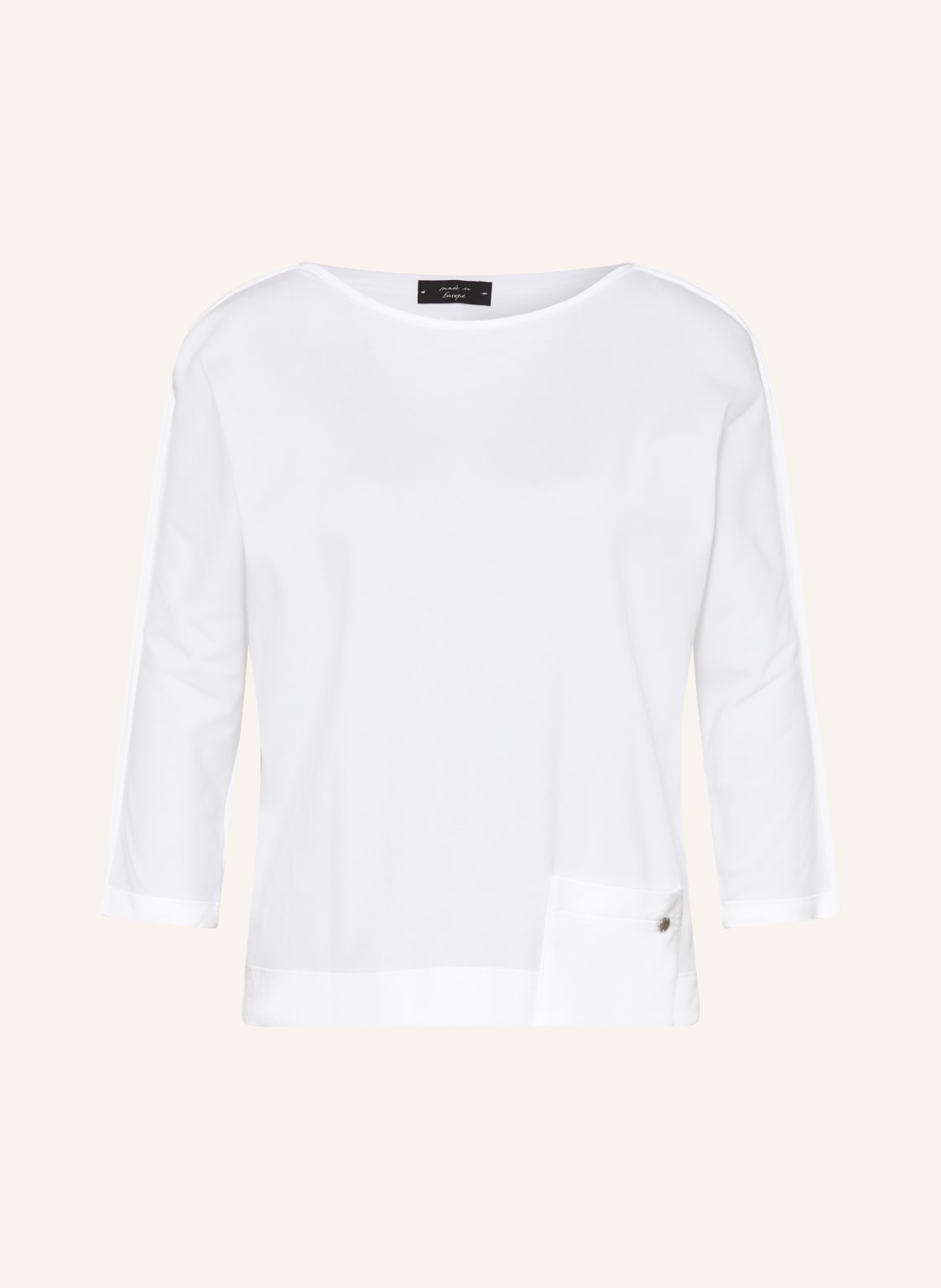 Marc Cain Shirt Mit 3/4-Arm weiss Marc Cain Shirt Mit 3/4-Arm weiss von Marc Cain