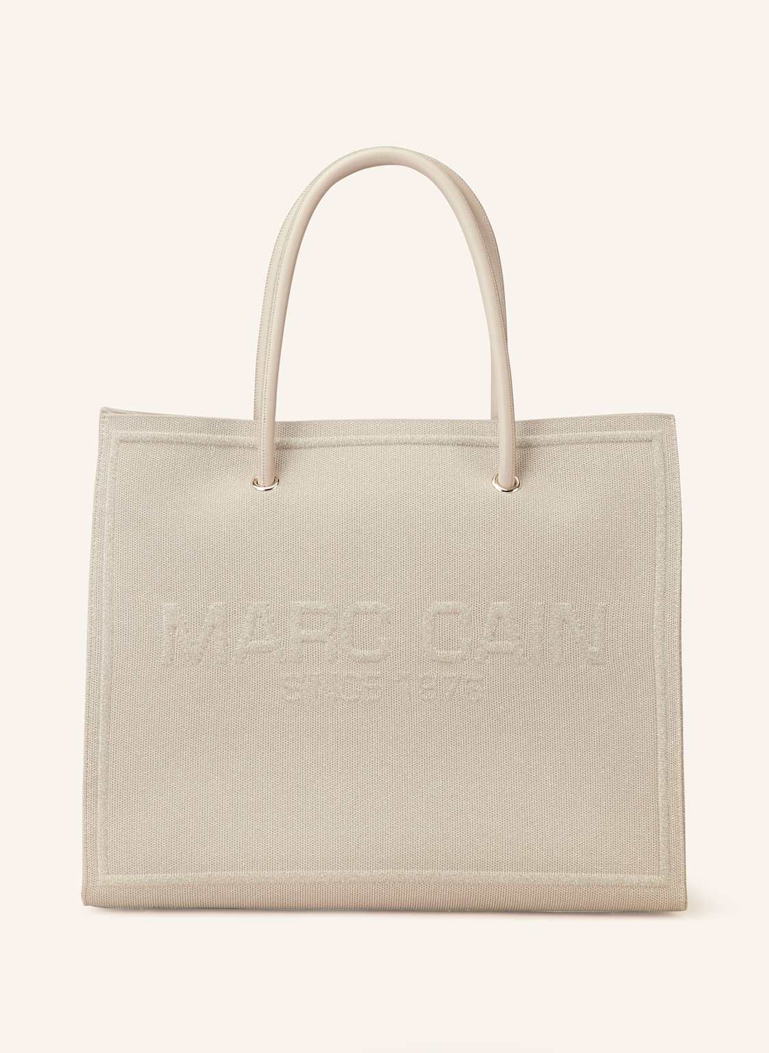 Marc Cain Shopper Mit Glitzergarn beige Marc Cain Shopper Mit Glitzergarn beige von Marc Cain