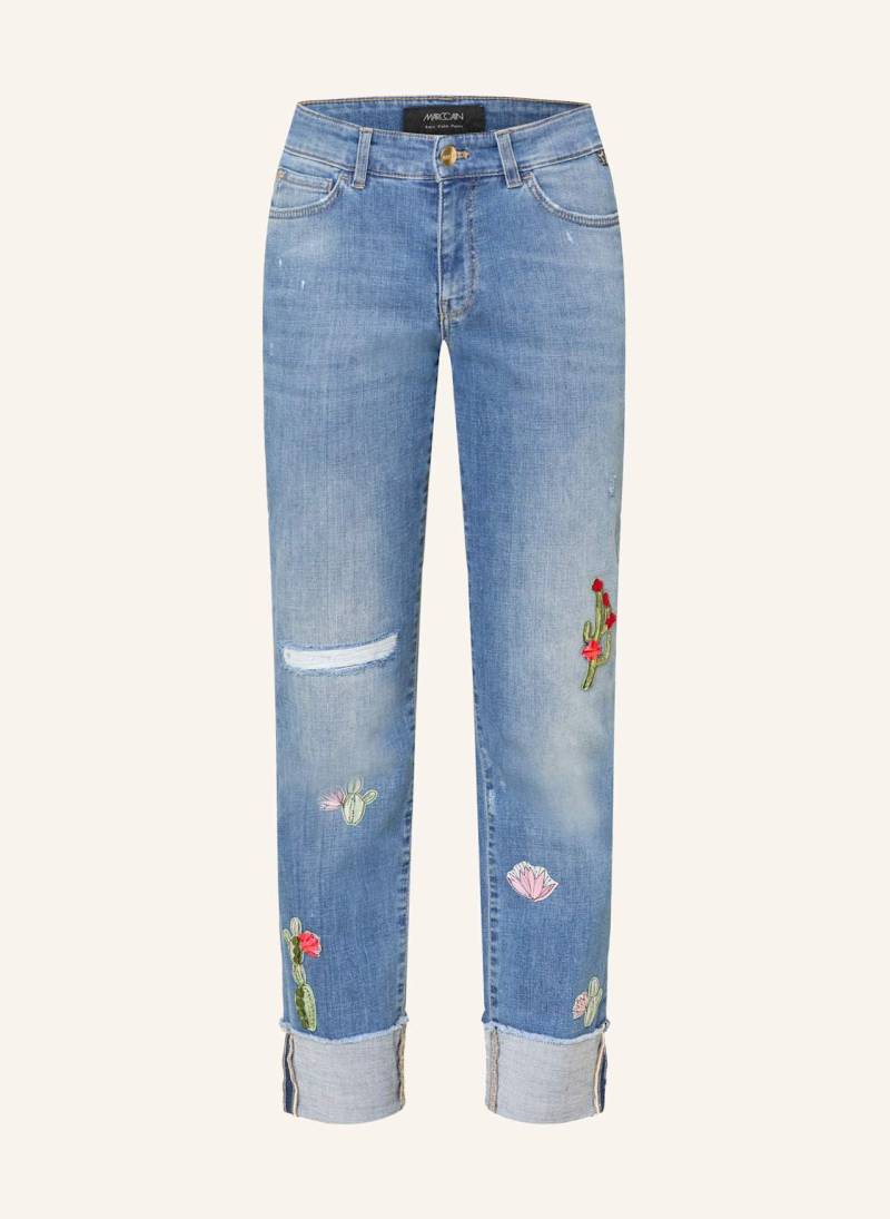 Marc Cain Straight Jeans Sikar Mit Pailletten blau von Marc Cain
