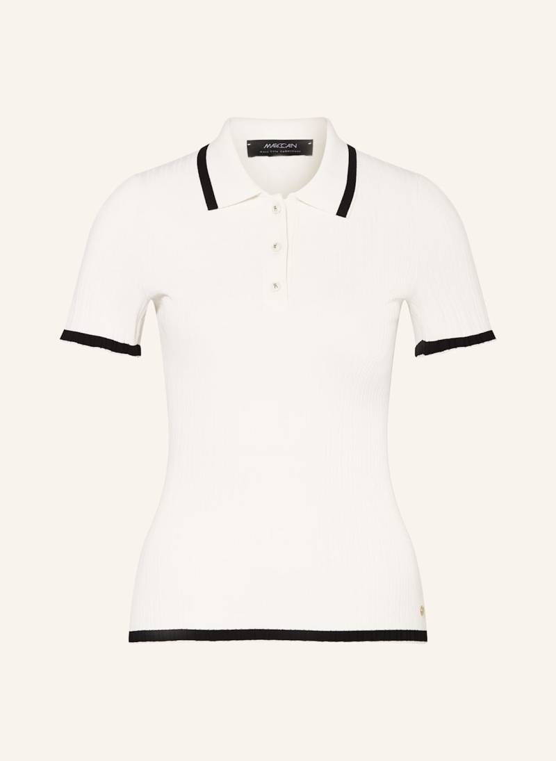 Marc Cain Strick-Poloshirt weiss Marc Cain Strick-Poloshirt weiss von Marc Cain