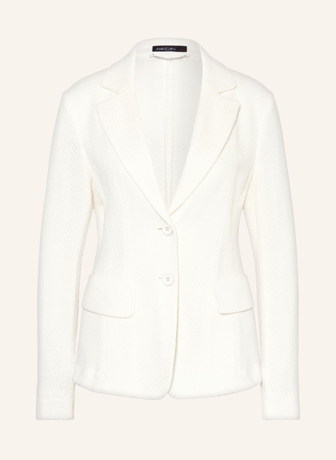 Marc Cain Strickblazer weiss von Marc Cain