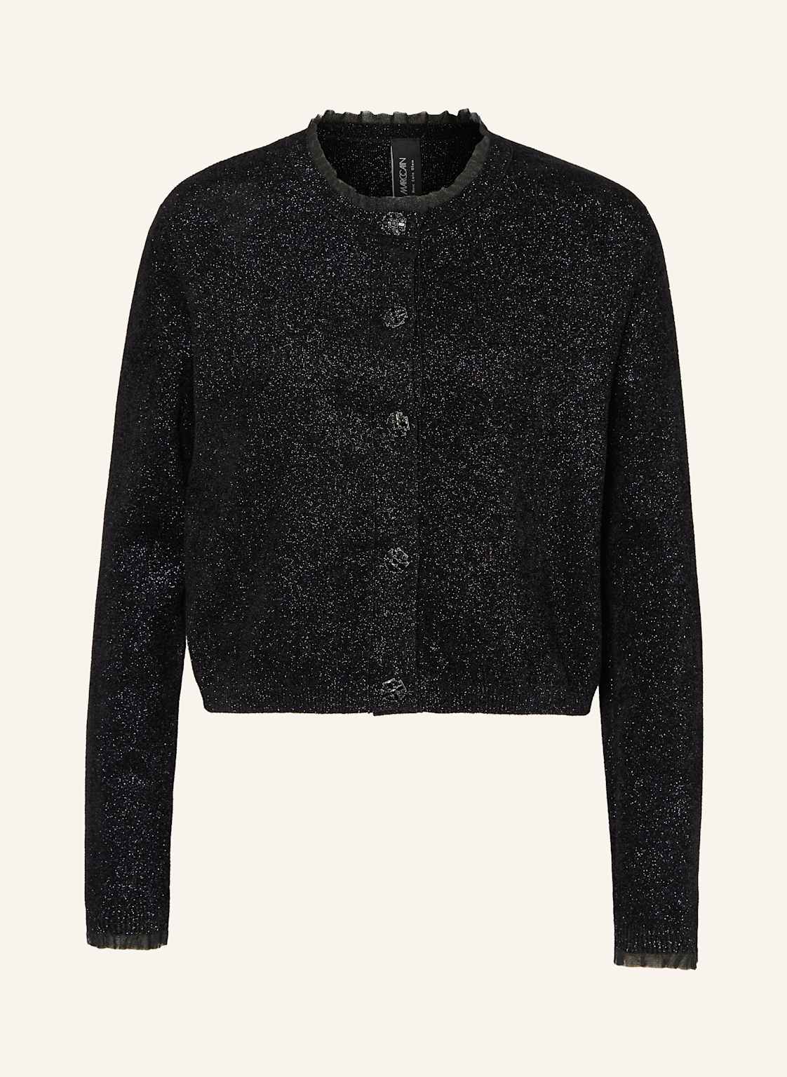 Marc Cain Strickjacke Mit Glitzergarn schwarz von Marc Cain