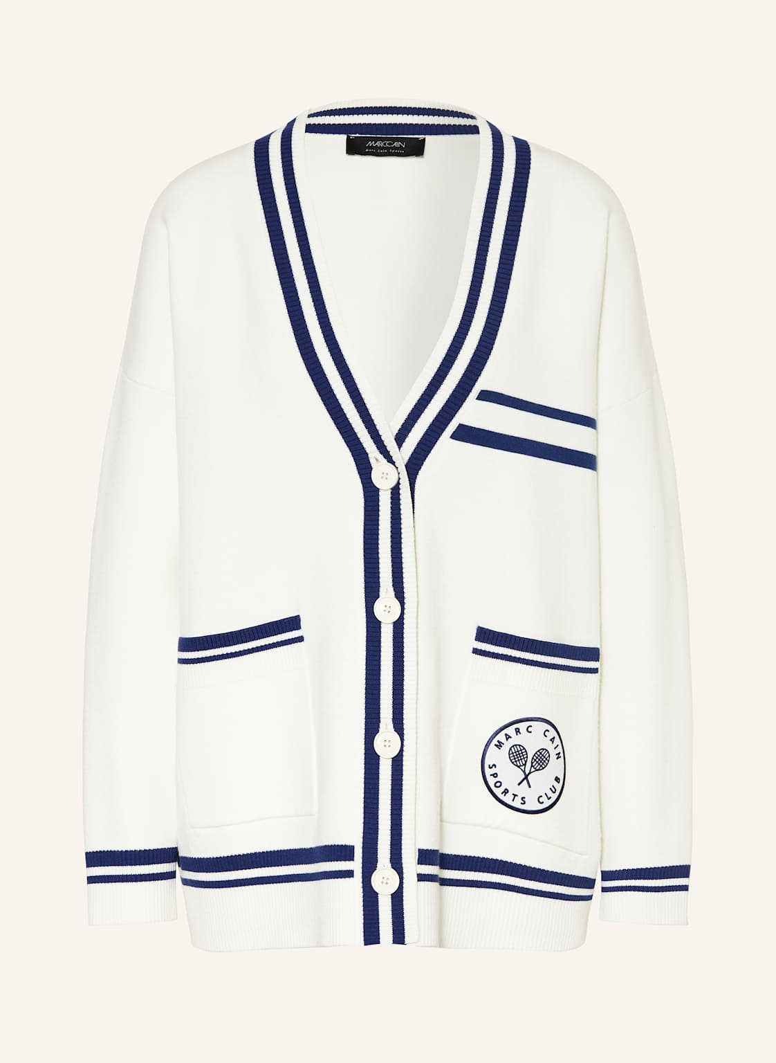Marc Cain Strickjacke weiss Marc Cain Strickjacke weiss von Marc Cain