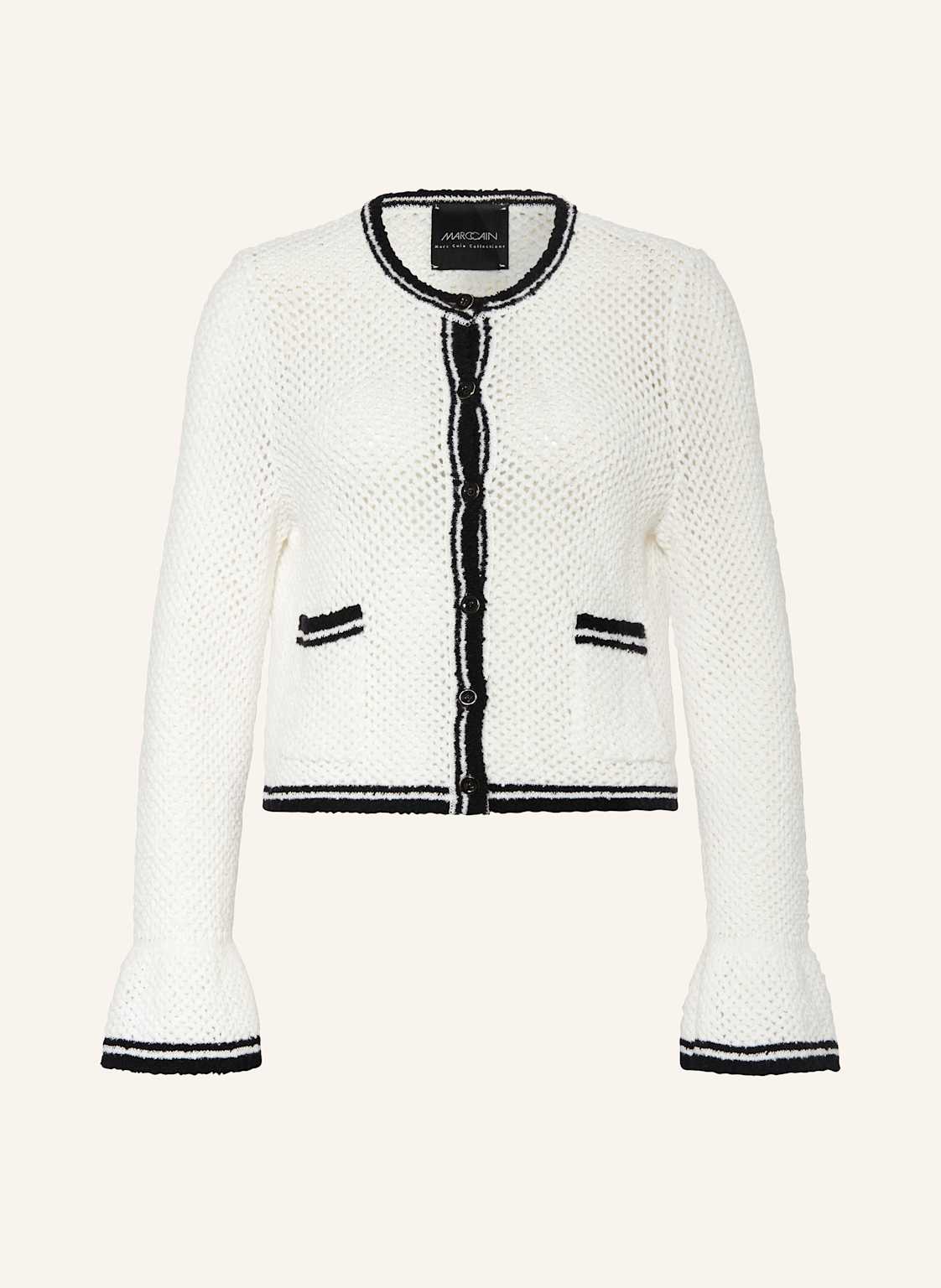 Marc Cain Strickjacke weiss Marc Cain Strickjacke weiss von Marc Cain