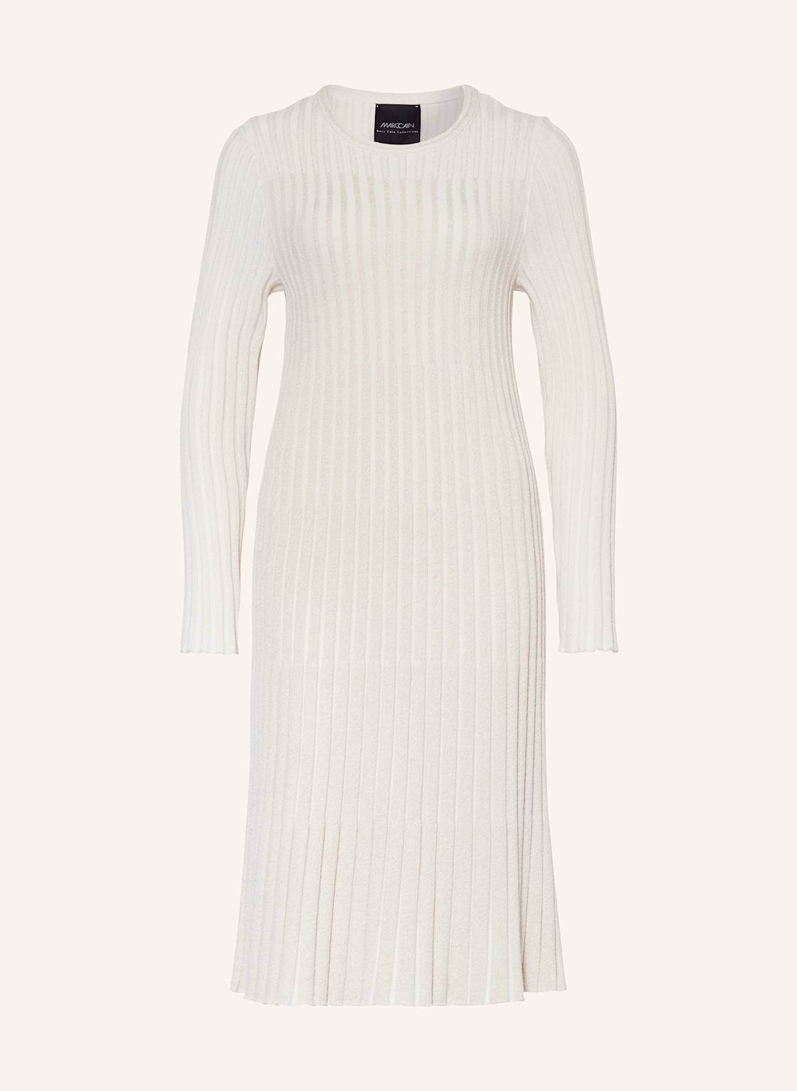 Marc Cain Strickkleid Mit Glitzergarn weiss Marc Cain Strickkleid Mit Glitzergarn weiss von Marc Cain
