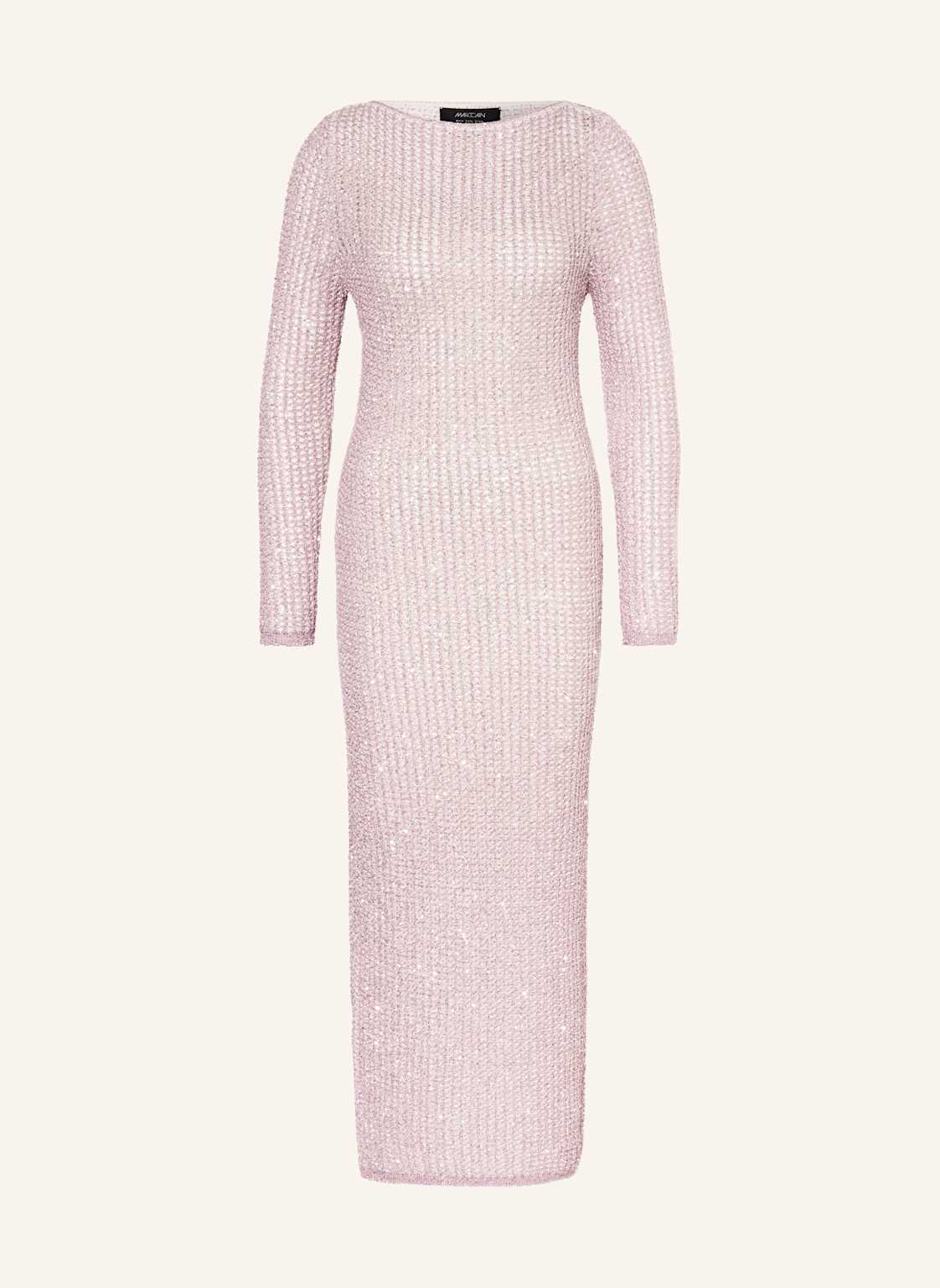 Marc Cain Strickkleid Mit Pailletten rosa Marc Cain Strickkleid Mit Pailletten rosa von Marc Cain