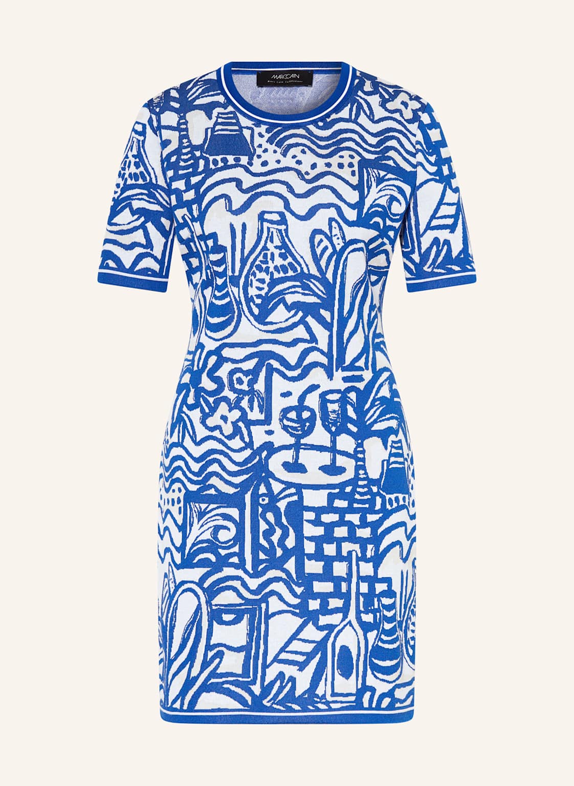 Marc Cain Strickkleid blau Marc Cain Strickkleid blau von Marc Cain