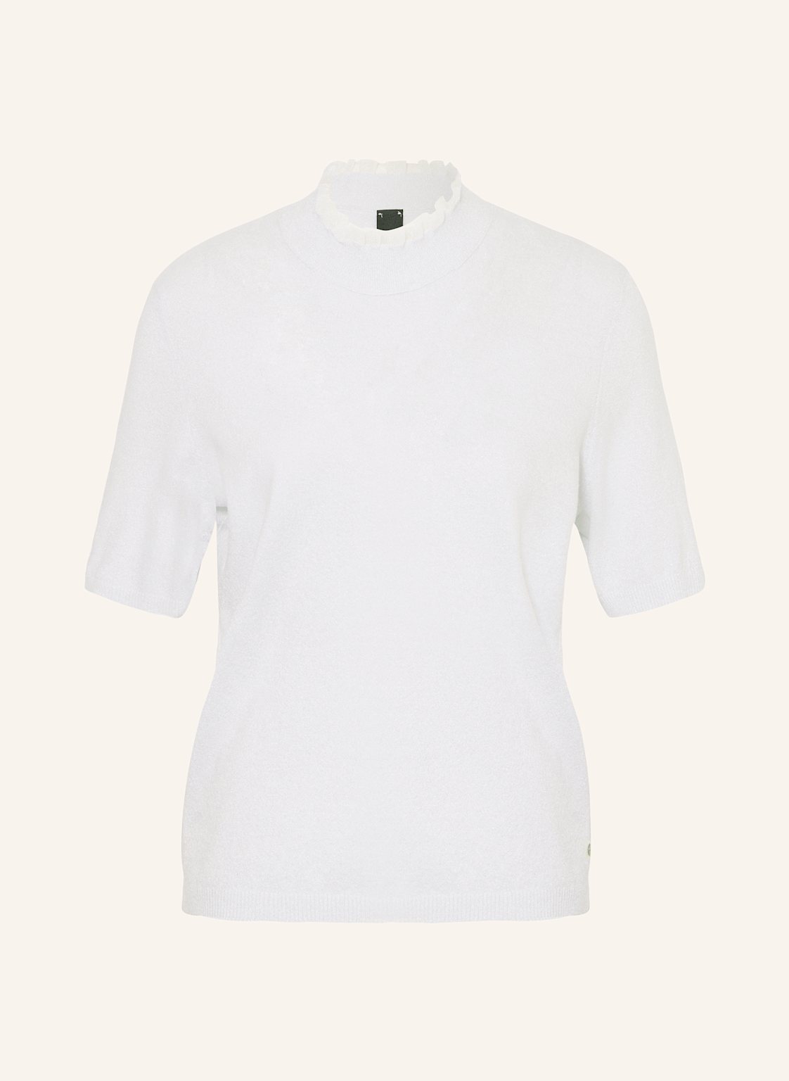 Marc Cain Strickshirt Mit Glitzergarn silber Marc Cain Strickshirt Mit Glitzergarn silber von Marc Cain