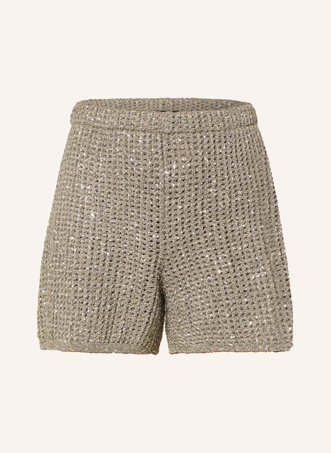 Marc Cain Strickshorts Washington Mit Pailletten gruen von Marc Cain