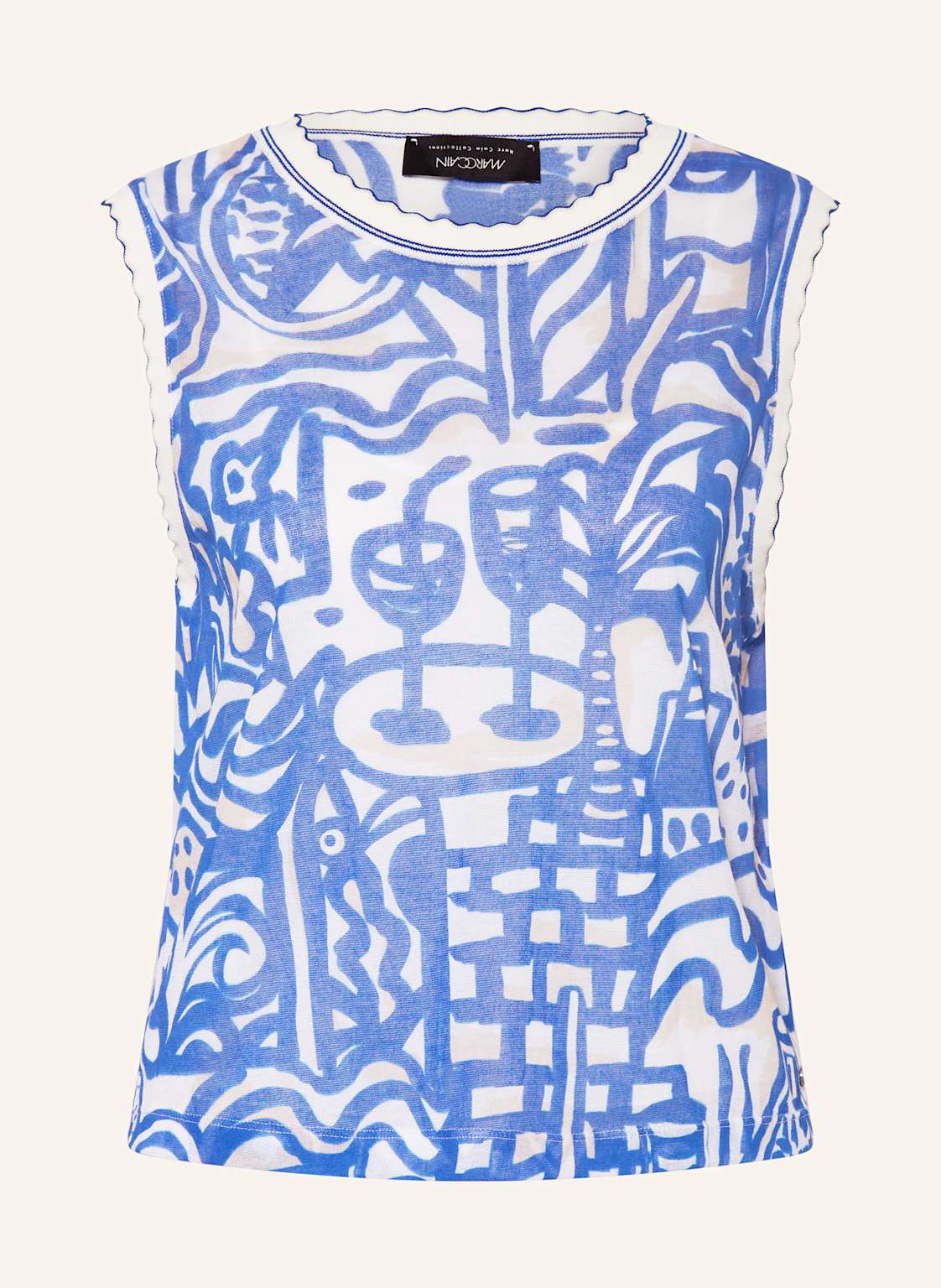 Marc Cain Stricktop blau Marc Cain Stricktop blau von Marc Cain