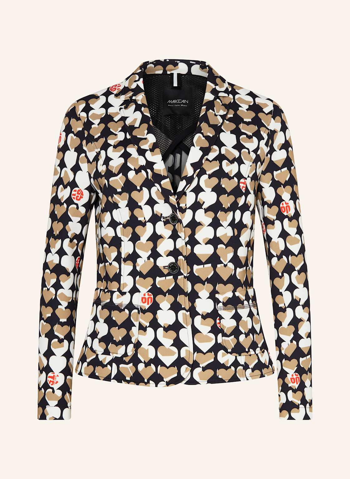 Marc Cain Sweat-Blazer blau Marc Cain Sweat-Blazer blau von Marc Cain