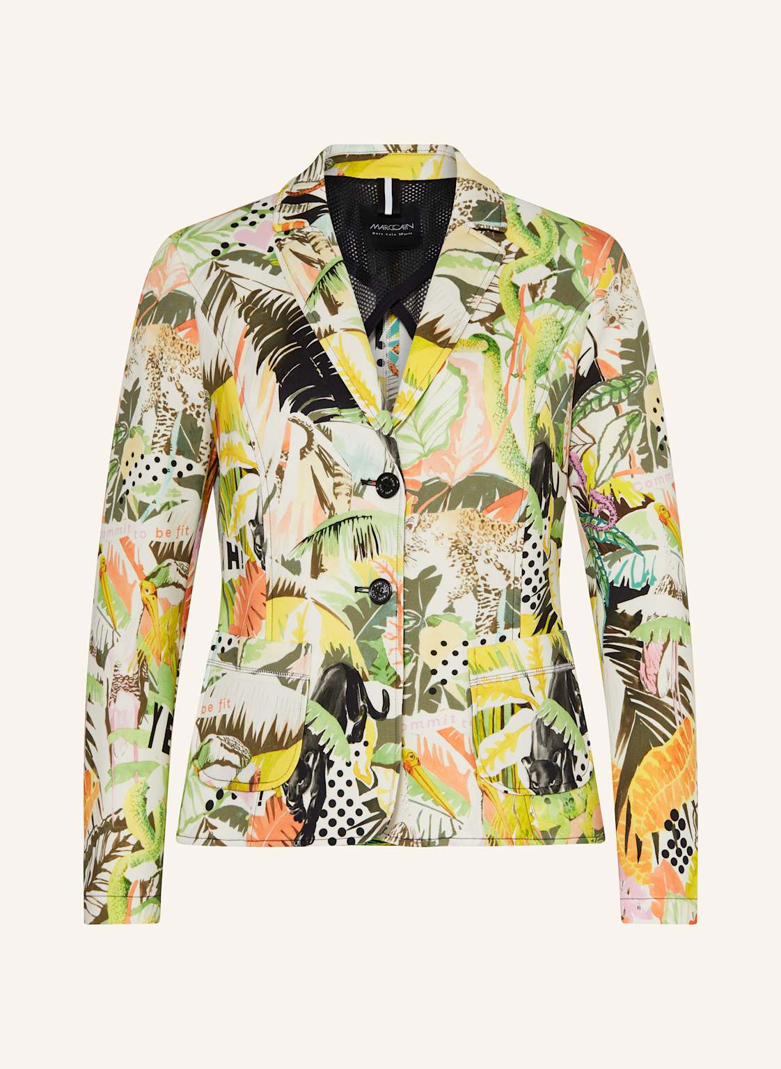 Marc Cain Sweat-Blazer gruen Marc Cain Sweat-Blazer gruen von Marc Cain