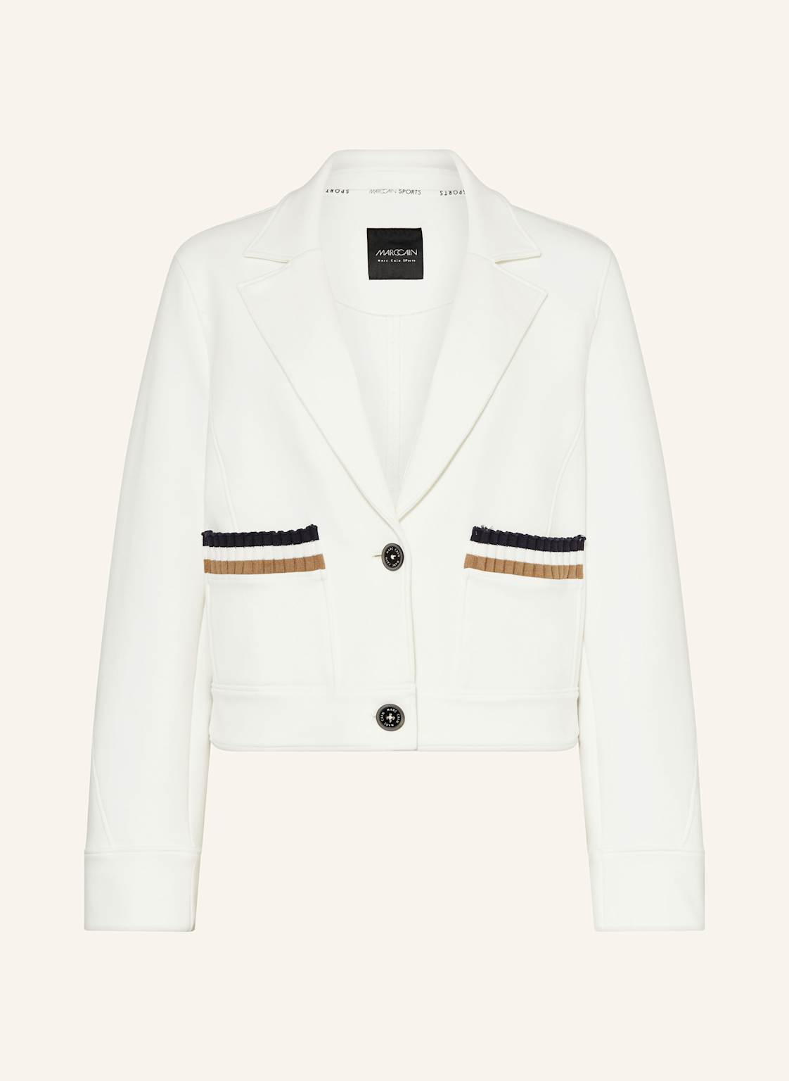 Marc Cain Sweat-Blazer weiss von Marc Cain