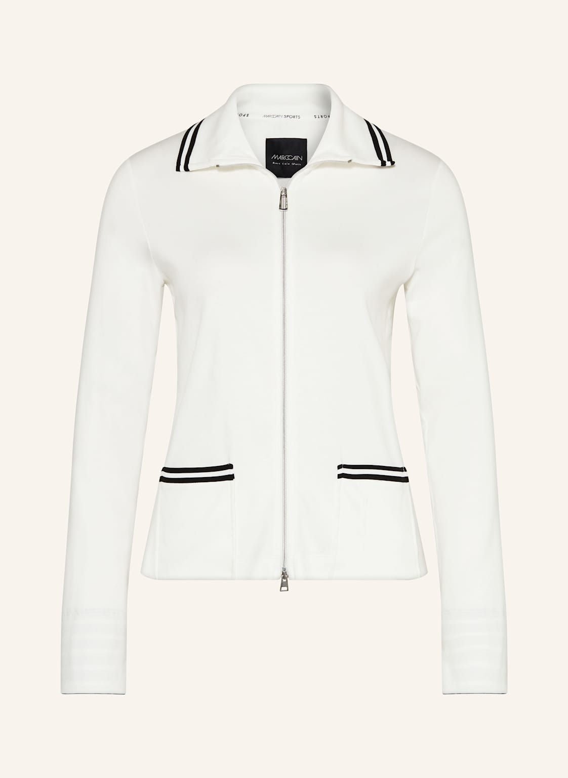 Marc Cain Sweatjacke weiss von Marc Cain