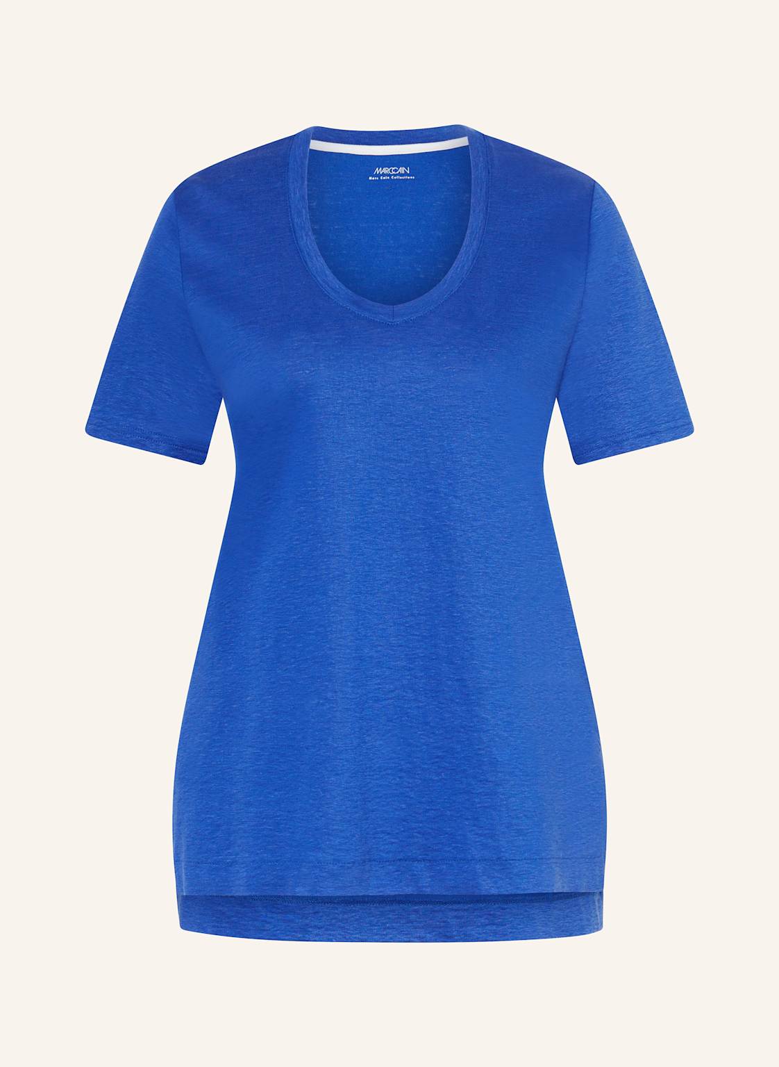 Marc Cain T-Shirt Aus Leinen blau Marc Cain T-Shirt Aus Leinen blau von Marc Cain