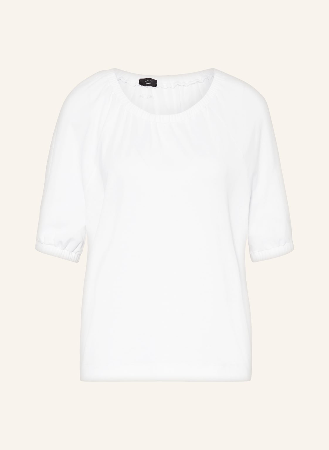 Marc Cain T-Shirt Im Materialmix weiss von Marc Cain