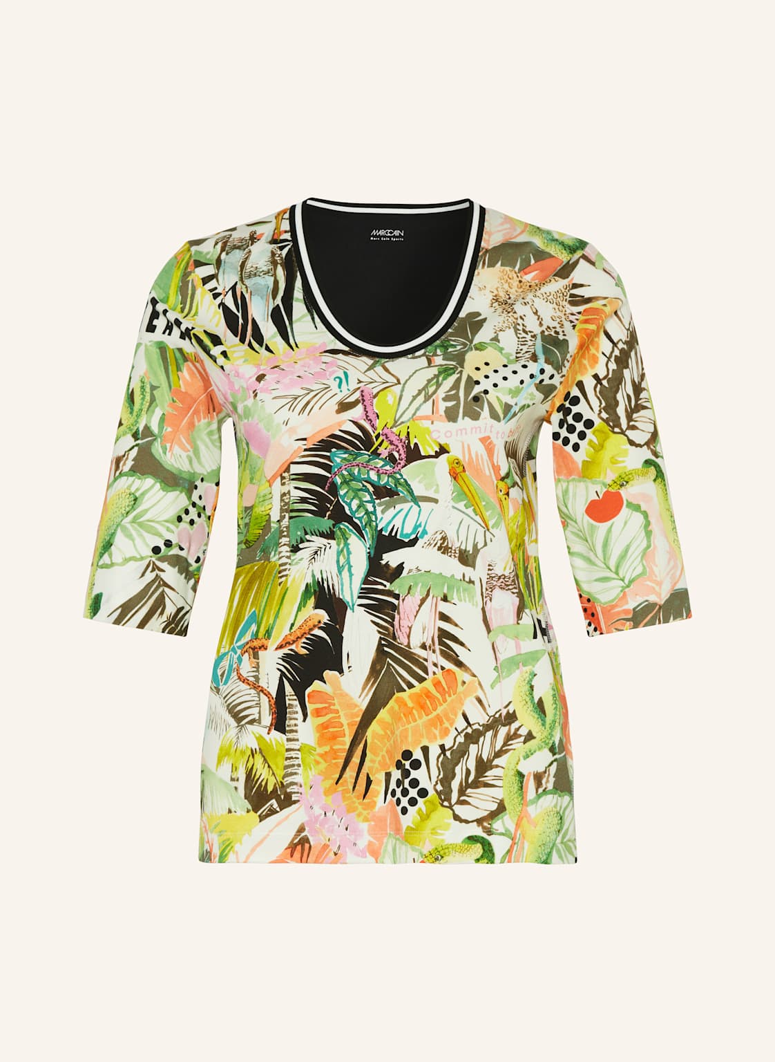 Marc Cain T-Shirt Mit 3/4-Arm weiss Marc Cain T-Shirt Mit 3/4-Arm weiss von Marc Cain