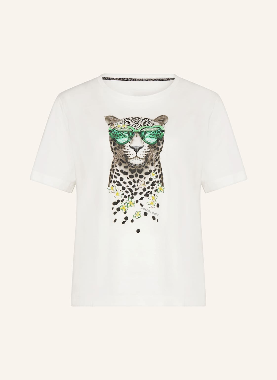 Marc Cain T-Shirt Mit Pailletten weiss Marc Cain T-Shirt Mit Pailletten weiss von Marc Cain