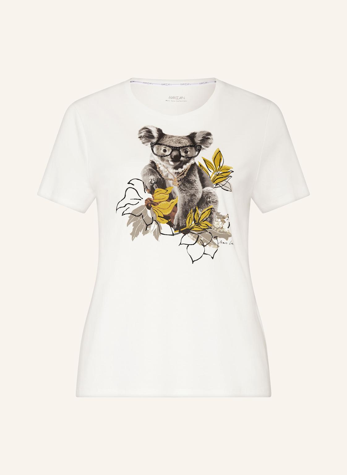 Marc Cain T-Shirt Mit Schmucksteinen weiss Marc Cain T-Shirt Mit Schmucksteinen weiss von Marc Cain