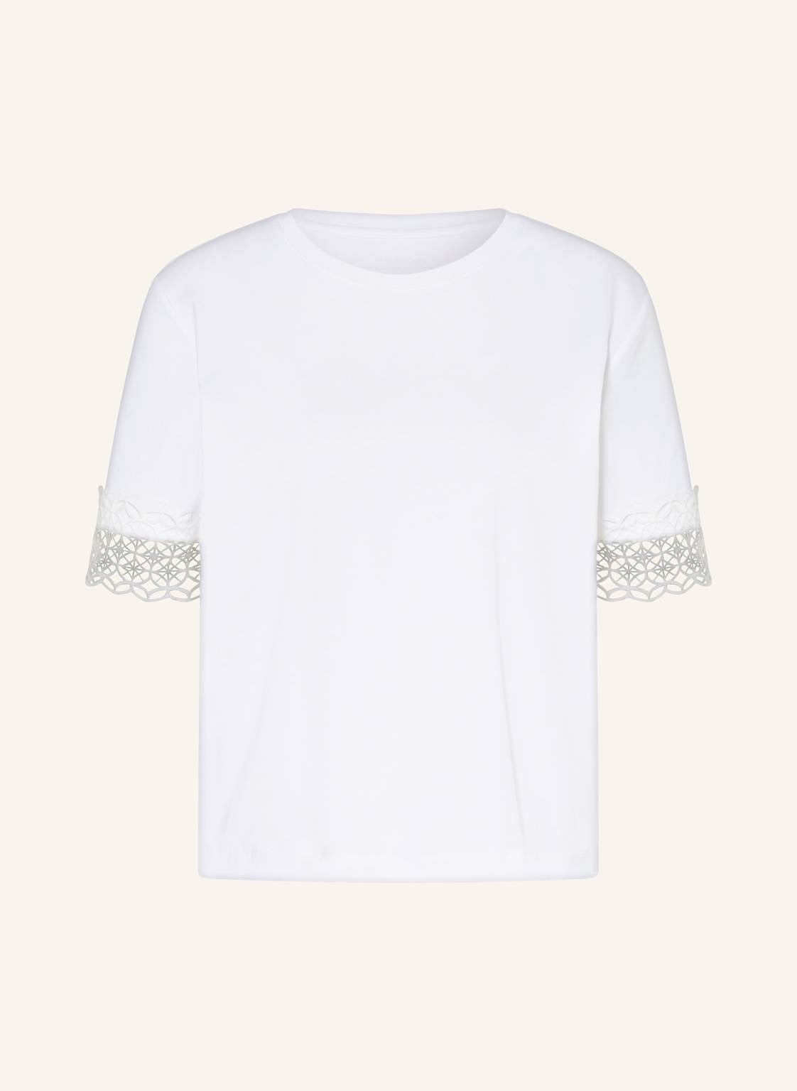 Marc Cain T-Shirt Mit Spitze weiss von Marc Cain