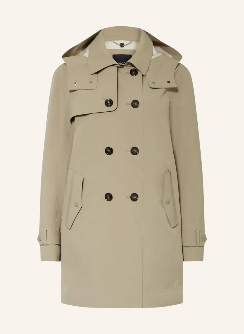 Marc Cain Trenchcoat Mit Abnehmbarer Kapuze gruen von Marc Cain