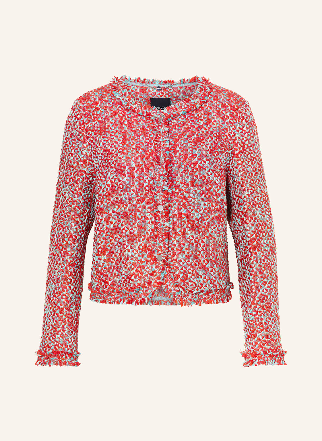 Marc Cain Tweed-Jacke rot Marc Cain Tweed-Jacke rot von Marc Cain
