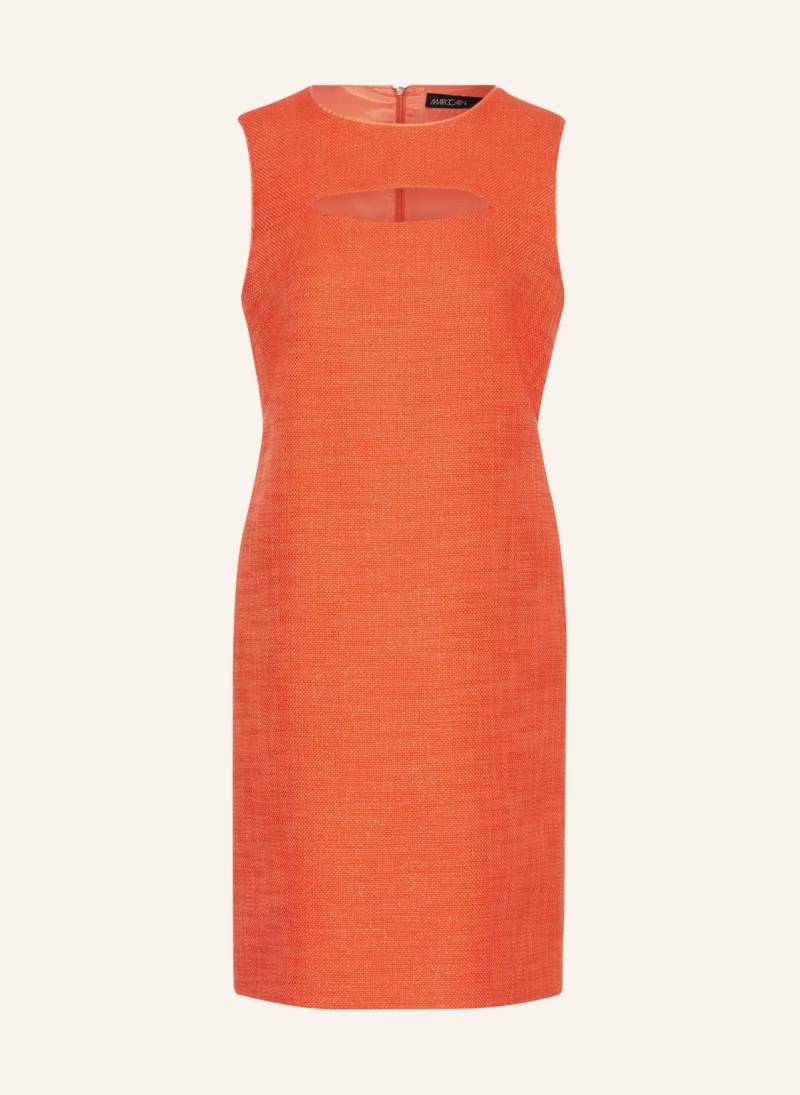 Marc Cain Tweed-Kleid Mit Glitzergarn orange von Marc Cain