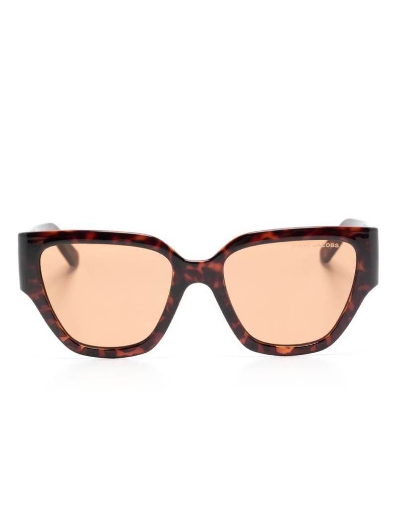 Marc Jacobs Eyewear 724 geometric-frame sunglasses - Brown von Marc Jacobs Eyewear