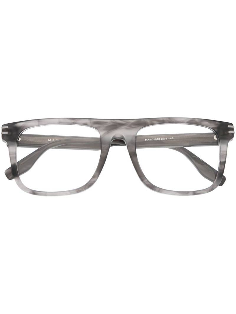 Marc Jacobs Eyewear Marc square-frame glasses - Grey von Marc Jacobs Eyewear