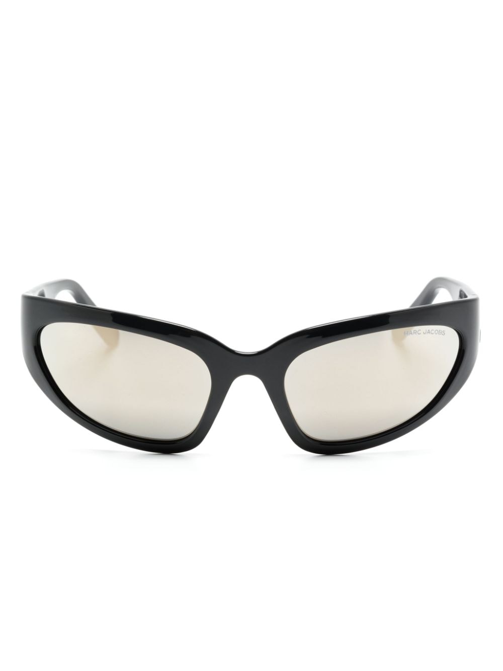 Marc Jacobs Eyewear The Bold Logo biker-frame sunglasses - Black von Marc Jacobs Eyewear